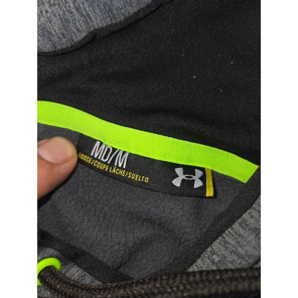 Under Armour Men's Loose Fit Grey Hoodie Medium - Picture 5 of 7
